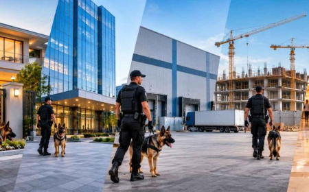 Which Properties require K9 Security Services?