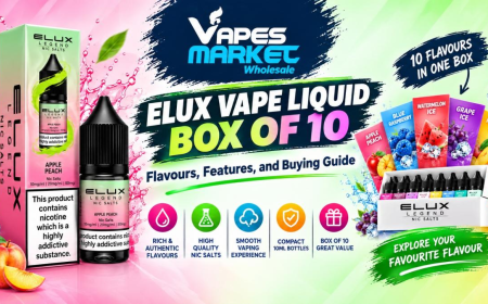 Elux Vape Liquid Box of 10: Flavours, Features, and Buying Guide