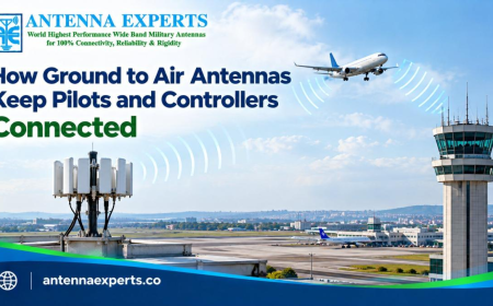 How Ground to Air Antennas Keep Pilots and Controllers Connected  