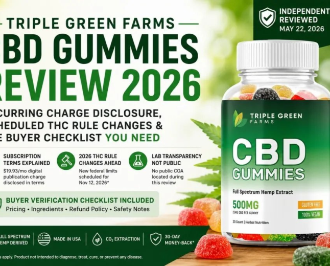 Triple Green Farms Gummies Reviews 2026 – Is It a Top-Rated Product?