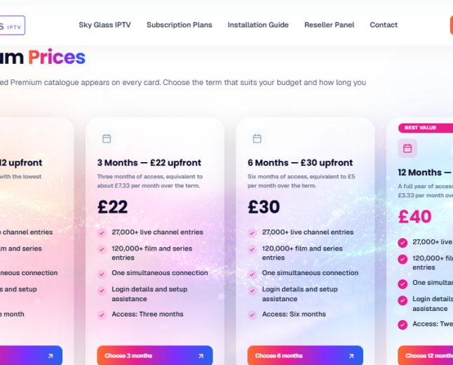 Sky Glass IPTV UK: The Smart Way to Compare Streaming Services and TV Packages