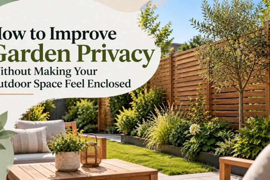 How to Improve Garden Privacy Without Making Your Outdoor Space Feel Enclosed
