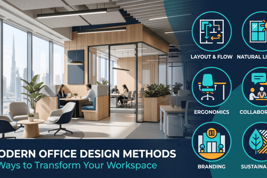 Important Interior Design Methods for Modern Corporate Offices